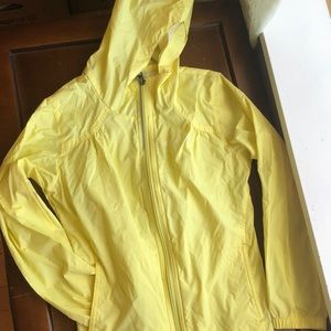 Yellow Columbia rain jacket
